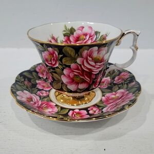 Royal Albert Flora Series Rambler Rose Bone China Cup & Saucer